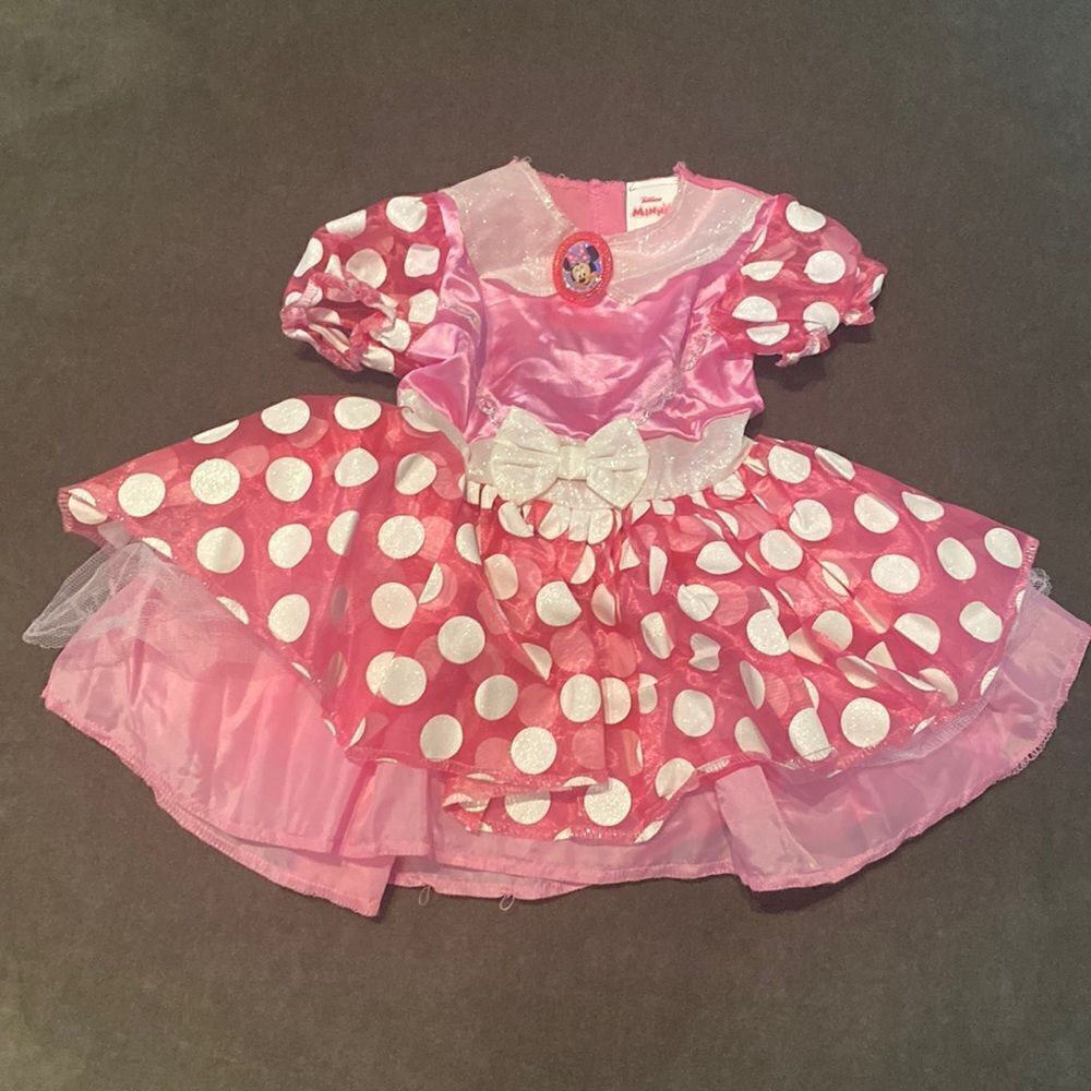 Girls Toddler Disney Junior Minnie Mouse Dress Halloween Size 2T NWOT